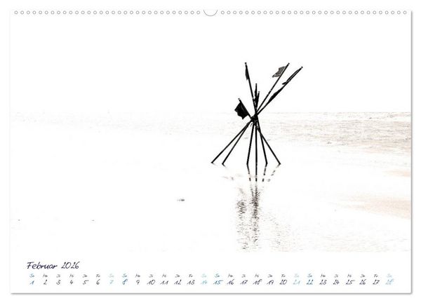 Produktbild: Meeresbilder - Nordsee-Impressionen (hochwertiger Premium Wandkalender 2026 DIN A2 quer), Kunstdruck in Hochglanz