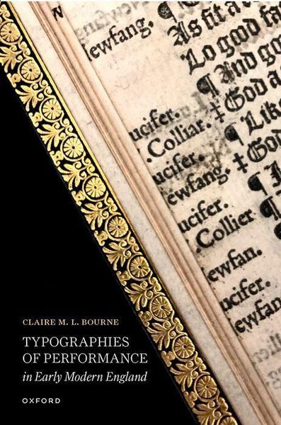 Produktbild: Typographies of Performance in Early Modern England