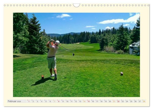 Produktbild: Golf - meine Leidenschaft (Wandkalender 2026 DIN A3 quer), CALVENDO Monatskalender