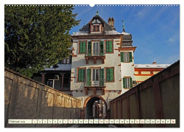 Produktbild: Weinheim erleben Schlosspark, Burgen und einladender Marktplatz (Wandkalender 2026 DIN A2 quer), CALVENDO Monatskalender
