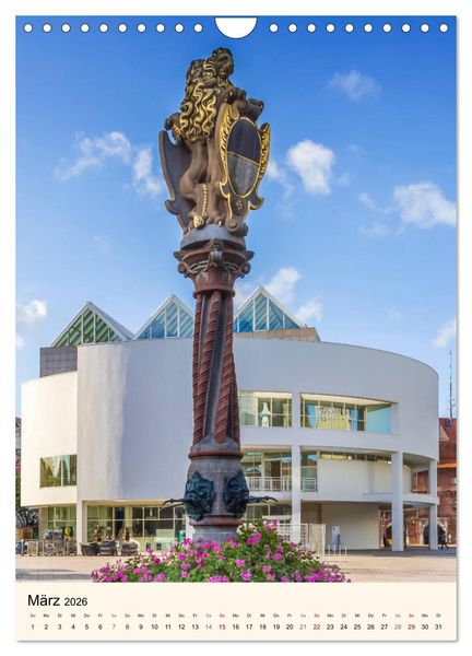 Produktbild: ULM Sehenswerte Orte (Wandkalender 2026 DIN A4 hoch), CALVENDO Monatskalender