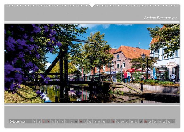 Produktbild: Papenburg-Panorama (hochwertiger Premium Wandkalender 2026 DIN A2 quer), Kunstdruck in Hochglanz