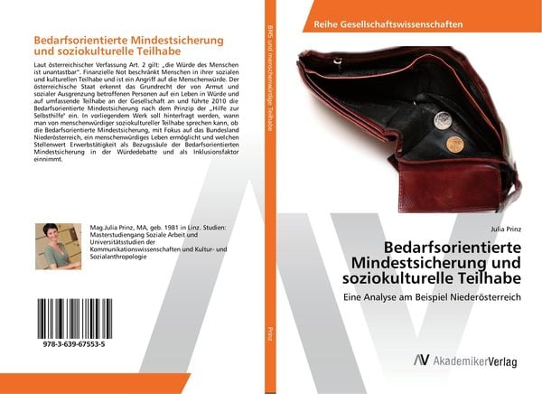 Produktbild: Bedarfsorientierte Mindestsicherung und soziokulturelle Teilhabe