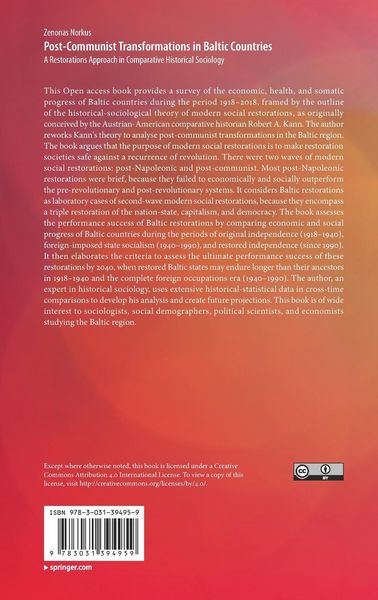 Produktbild: Post-Communist Transformations in Baltic Countries