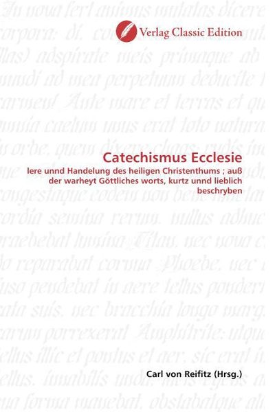 Produktbild: Catechismus Ecclesie