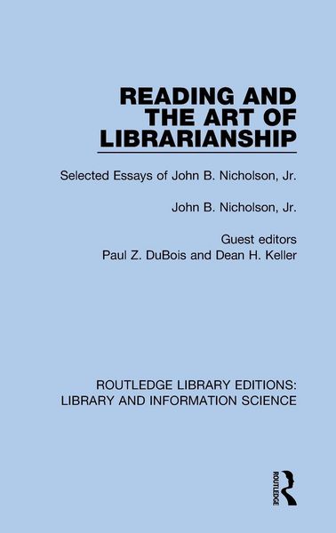 Produktbild: Reading and the Art of Librarianship