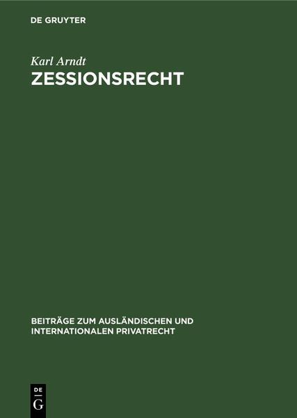 Produktbild: Zessionsrecht