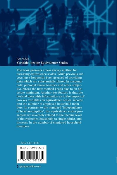 Produktbild: Variable Income Equivalence Scales