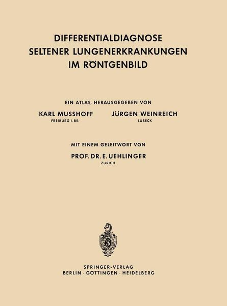 Produktbild: Differentialdiagnose Seltener Lungenerkrankungen im R&ouml;ntgenbild