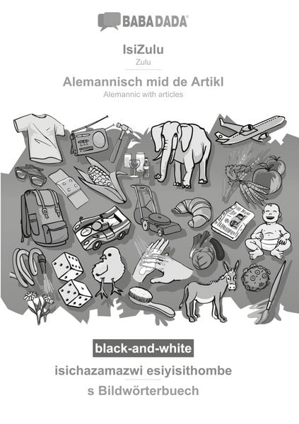 Produktbild: IsiZulu - Alemannisch mid de Artikl, isichazamazwi esiyisithombe, BW