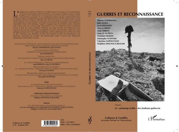 Produktbild: Guerres et reconnaissance