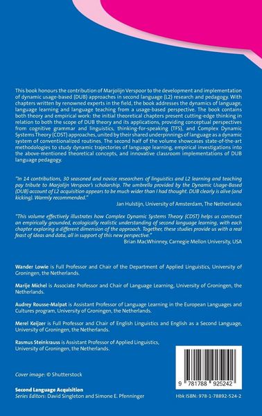 Produktbild: Usage-Based Dynamics in Second Language Development