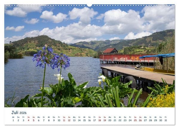 Produktbild: Fernweh Uganda - Natursch&ouml;nheit Ostafrikas (Wandkalender 2026 DIN A2 quer), CALVENDO Monatskalender