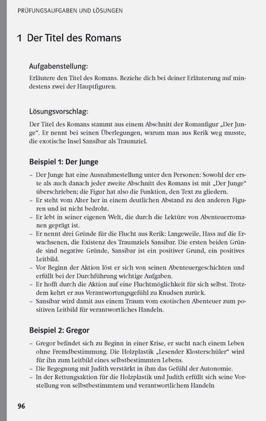 Produktbild: Klett Lekt&uuml;rehilfen Alfred Andersch, Sansibar oder der letzte Grund