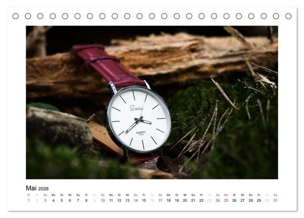 Produktbild: Uhren aus aller Welt (Tischkalender 2026 DIN A5 quer), CALVENDO Monatskalender