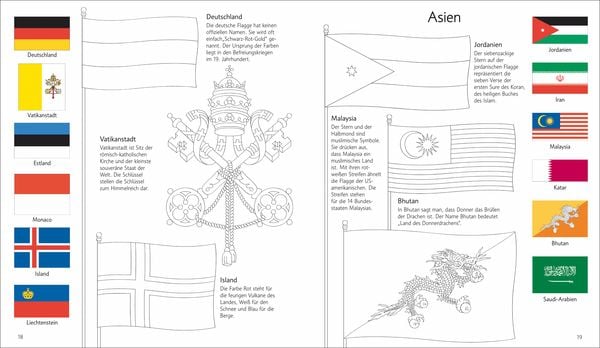 Puzzle & Buch: Flaggen