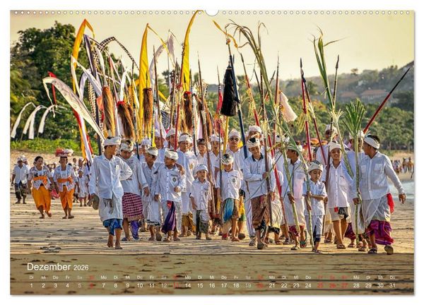 Produktbild: Bali - Insel der Tempel, G&ouml;tter und D&auml;monen (hochwertiger Premium Wandkalender 2026 DIN A2 quer), Kunstdruck in Hochglanz