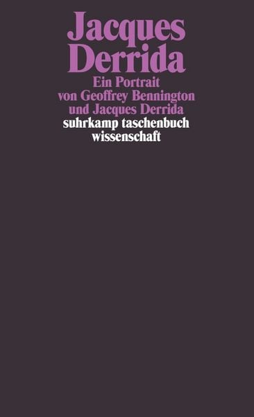 Jacques Derrida, Taschenbuch von Jacques Derrida,Geoffrey Bennington, Suhrkamp, 978-3-518-29150-4