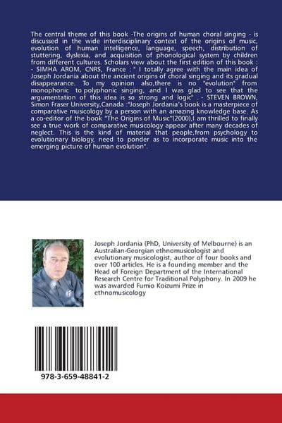 Produktbild: Choral Singing in Human Culture and Evolution