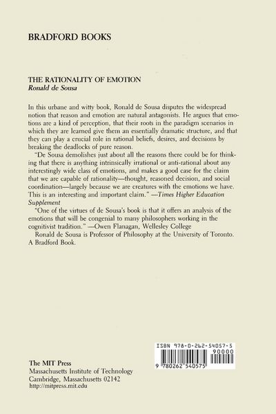 Produktbild: The Rationality of Emotion