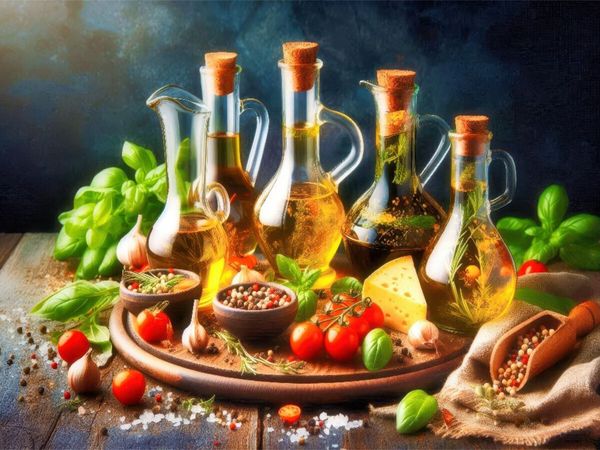 Produktbild: CALVENDO Puzzle Ein Tropfen Sonne - Mediterranes &Ouml;l. | 1000 Teile Lege-Gr&ouml;&szlig;e 64x48cm Foto-Puzzle f&uuml;r gl&uuml;ckliche Stunden