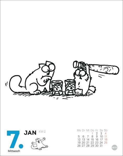 Produktbild: Simons Katze Tagesabreißkalender 2026