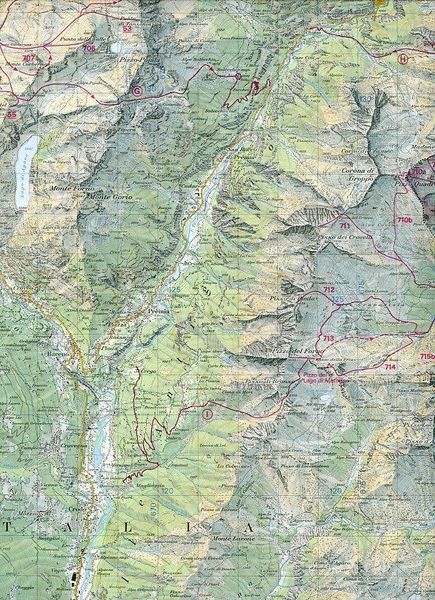 Produktbild: Swisstopo 1 : 50 000 Valle Antigorio Ski