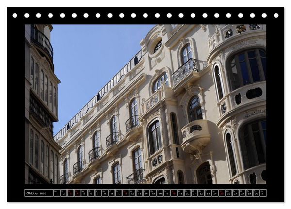Produktbild: M&aacute;laga - 50mm (Tischkalender 2026 DIN A5 quer), CALVENDO Monatskalender