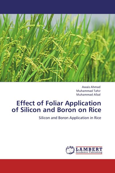 Produktbild: Effect of Foliar Application of Silicon and Boron on Rice