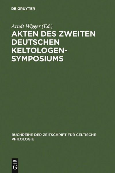 Produktbild: Akten des zweiten deutschen Keltologen-Symposiums