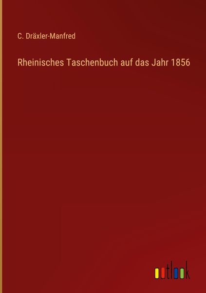 Produktbild: Rheinisches Taschenbuch auf das Jahr 1856