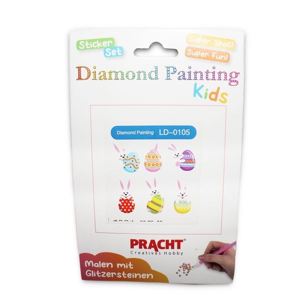 Produktbild: Diamond Painting Sticker Ostern 6 St&uuml;ck