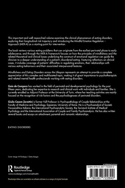 Produktbild: Mindfulness and Eating Disorders across the Lifespan