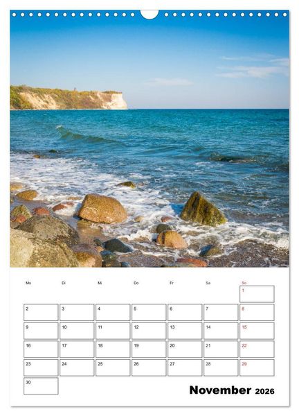 Produktbild: Insel R&uuml;gen - Wilde Sch&ouml;nheit an der Ostsee (Wandkalender 2026 DIN A3 hoch), CALVENDO Monatskalender