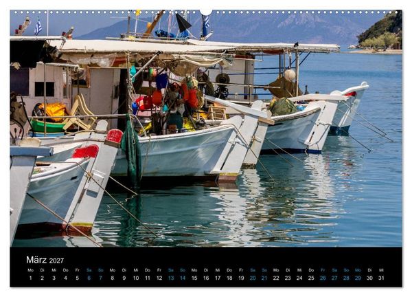 Produktbild: Peloponnes, Griechisches Urgestein von grandioser Sch&ouml;nheit. Die Regionen Argolis, Korinthia und Attika (Wandkalender 2027 DIN A2 quer), CALVENDO Monatskalender