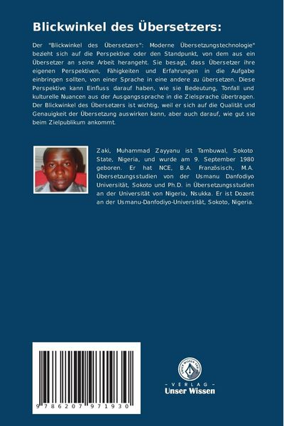 Produktbild: Blickwinkel des &Uuml;bersetzers: