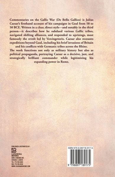Produktbild: Commentaries on the Gallic War