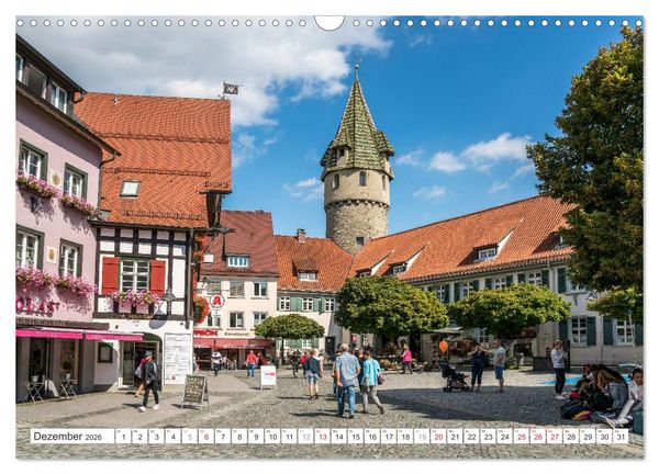 Produktbild: Deutschlands sch&ouml;nste Altst&auml;dte - Baden-W&uuml;rttemberg (Wandkalender 2026 DIN A3 quer), CALVENDO Monatskalender