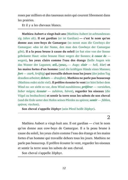 Produktbild: Le Cheval Blanc de Camargue - Franz&ouml;sisch lernen mit lustigen Kurzgeschichten A1-A2 (+ Audio-CD)