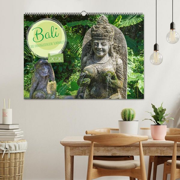 Produktbild: Bali, die unvergleichliche Sch&ouml;nheit (Wandkalender 2026 DIN A2 quer), CALVENDO Monatskalender