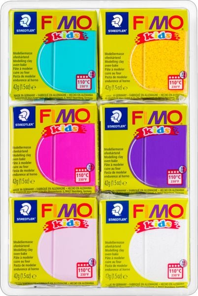Produktbild: STAEDTLER FIMO kids Colour Pack - girlie 6x42g