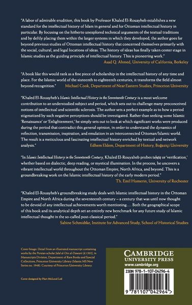 Produktbild: Islamic Intellectual History in the Seventeenth Century