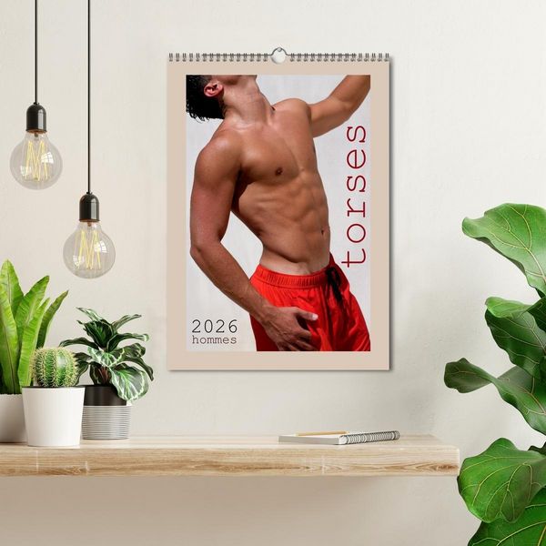 Produktbild: Torses - Hommes (Calendrier mural 2026 DIN A3 horizontal), CALVENDO calendrier mensuel