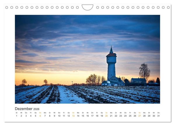 Produktbild: Landschaften des Altm&uuml;hltals (Wandkalender 2026 DIN A4 quer), CALVENDO Monatskalender