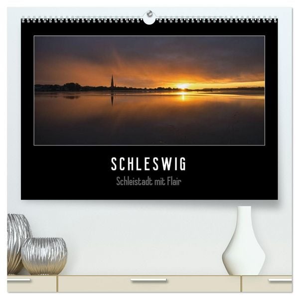 Produktbild: Schleswig - Schleistadt mit Flair (hochwertiger Premium Wandkalender 2026 DIN A2 quer), Kunstdruck in Hochglanz