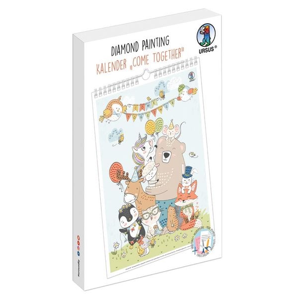 Produktbild: URSUS Kinder-Bastelsets Diamond Painting Kalender Come Together