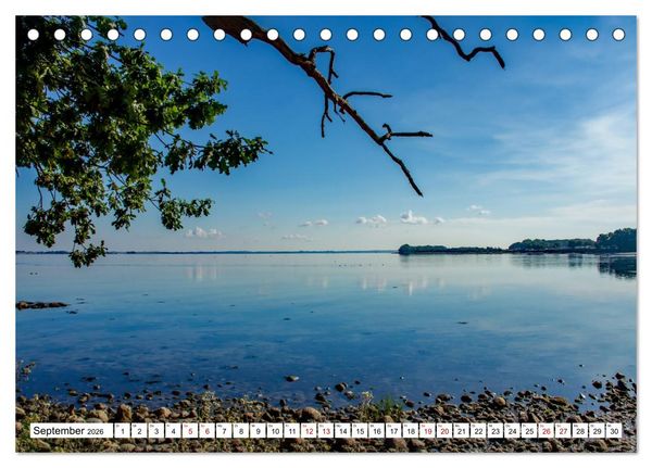 Produktbild: Naturparadies Zierow - Ostsee Idylle pur in der Wismarer Bucht (Tischkalender 2026 DIN A5 quer), CALVENDO Monatskalender