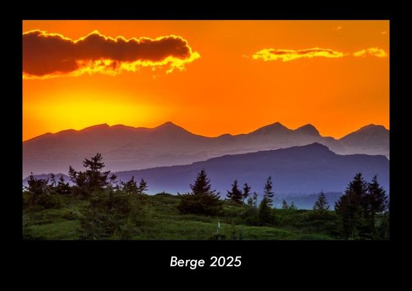 Produktbild: Berge 2025 Fotokalender DIN A3