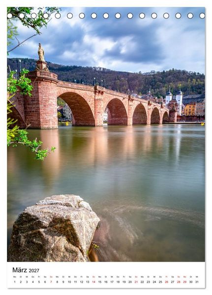 Produktbild: Heidelberg - Deutschlands romantisches Highlight (Tischkalender 2027 DIN A5 hoch), CALVENDO Monatskalender