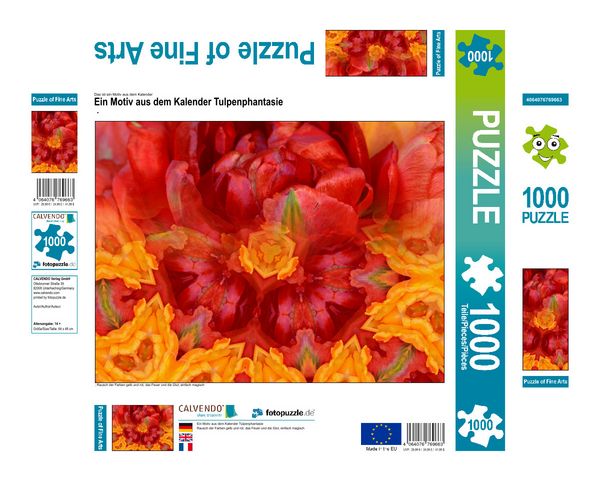 Produktbild: CALVENDO Puzzle Ein Motiv aus dem Kalender Tulpenphantasie | 1000 Teile Lege-Gr&ouml;&szlig;e 64x48cm Foto-Puzzle f&uuml;r gl&uuml;ckliche Stunden